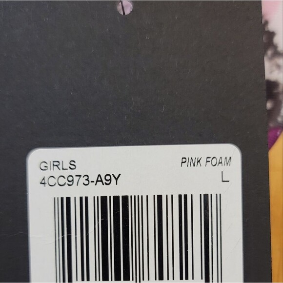 Converse Pink Foam High Waist Spandex Athletic Spandex Shorts Size Girls Large - Picture 10 of 12